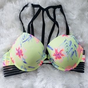 Pink Victoria's Secret Push Up Bra